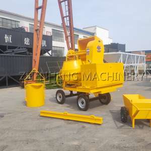 <span class=keywords><strong>Mixer</strong></span> beton bertenaga Diesel otomatis 350L harga pabrik <span class=keywords><strong>Hopper</strong></span> makan hidrolik dengan komponen inti pompa - Product Image 1