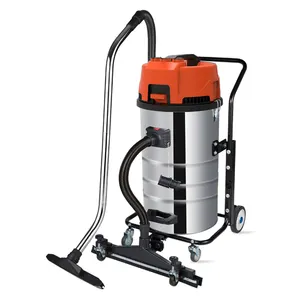 Strong Power Industrial Wet Vacuum Cleaners 2 Motors Over 70 Liters Big Capacity For Hotel Clean Commercial And Industry Usage