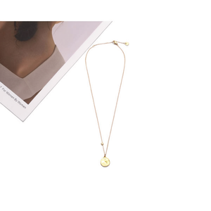 Ciondolo Zodiacale Acero in Acciaio Inossidabile Placcato Oro, Collana Minimalista per Donna, Uso Quotidiano - Product Image 3