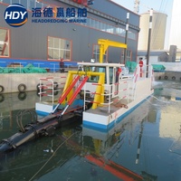 Kapal Keruk Pasir Sungai Bertenaga Diesel 500m/jam dengan Pompa Lumpur, Gearbox, dan Motor