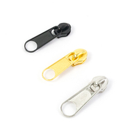 Glissières de fermeture éclair en métal sans nickel, taille 3, sans verrouillage, motif diamant sur mesure pour tentes et accessoires de confection de vêtements