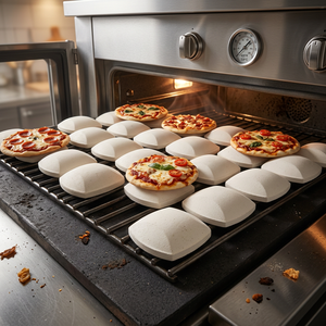 Mini Pietra Refrattaria Rotonda in Cordierite <span class=keywords><strong>per</strong></span> <span class=keywords><strong>Pizza</strong></span>, Griglia, Barbecue, Cottura e Pasticceria - Product Image 4
