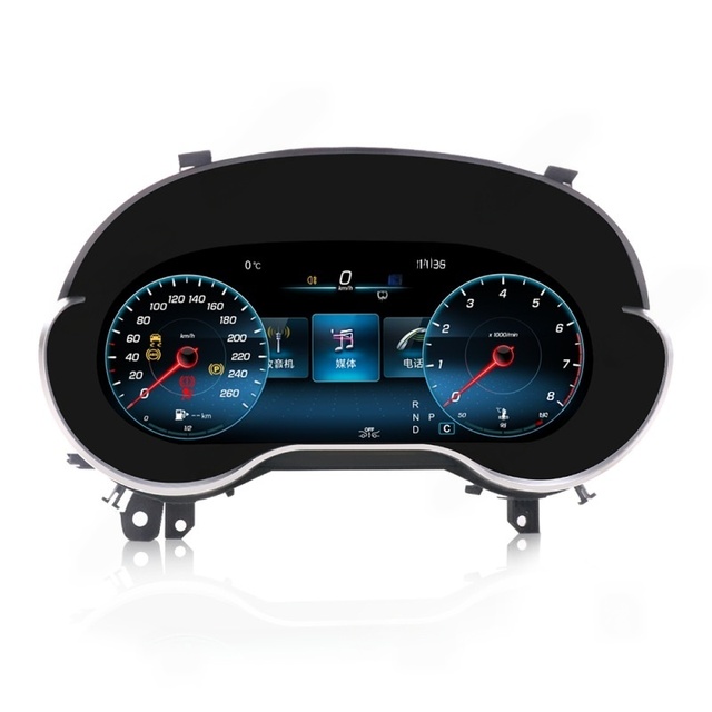 Super Deal 12.3" Digital Dashboard for Mercedes C-Class GLC W205 Speedometer Instrument Cluster HD LCD Screen Display Upgrade