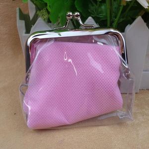 Monedero Pequeño Transparente de Vinilo al por Mayor, Organizador de Efectivo, Cartera Transparente de PVC con Cierre de Beso - Product Image 4