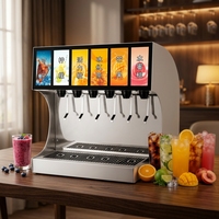 Distributeur de jus de fruits pétillants 220 V 720 W, machine commerciale de fabrication de jus gazeux, vente en gros d'usine