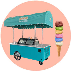 Nouvelle conception 2025 de remorque de restauration rapide en Chine, chariot de vente ambulante de hot-dogs, chariot de camping pour hamburgers, pizzas, glaces, camion de camping - Product Image 2