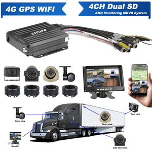 4CH kamyon izleme MDVR 4G GPS izleme WiFi mobil DVR 4 kanal 1080P kamera araç kayıt uzaktan araç güvenlik sistemi - Product Image 1