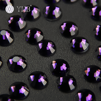 Meilleure qualité chinoise 60%-80% Strass HotFix en pierre allemande brillant pour décoration d'ongles DIY et bijoux