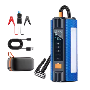 Cáp sạc USB, bộ khởi động bình ắc quy ô tô, đèn LED SOS khẩn cấp, thiết bị khởi động bình ắc quy di động có thể sạc lại với chức năng bơm lốp xe - Product Image 1