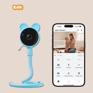 Bé Màn hình chơi âm thanh chuyển động âm thanh phát hiện nhiệt độ 2MP ứng dụng từ xa hình ảnh ghi âm giám sát hồng ngoại tầm nhìn ban đêm - Product Image 1