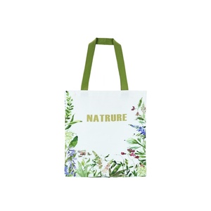 Custom Large Canvas Shopping Tote Bag Fast Delivery From USA Warehouse Sublimation Blank Custom Printed Logo for Beach Gifts - Product Image 4