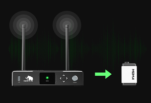 Système d'intercom sans fil 8 canaux HOLLYLAND, diffusion longue distance, lumière de signalisation, microphone omnidirectionnel à réduction de bruit - Product Image 4
