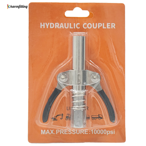 Pistola de Engrase Universal de Alta Presión 10000 PSI con Liberación Rápida, Doble Mango y Acopladores con Bloqueo - Product Image 3