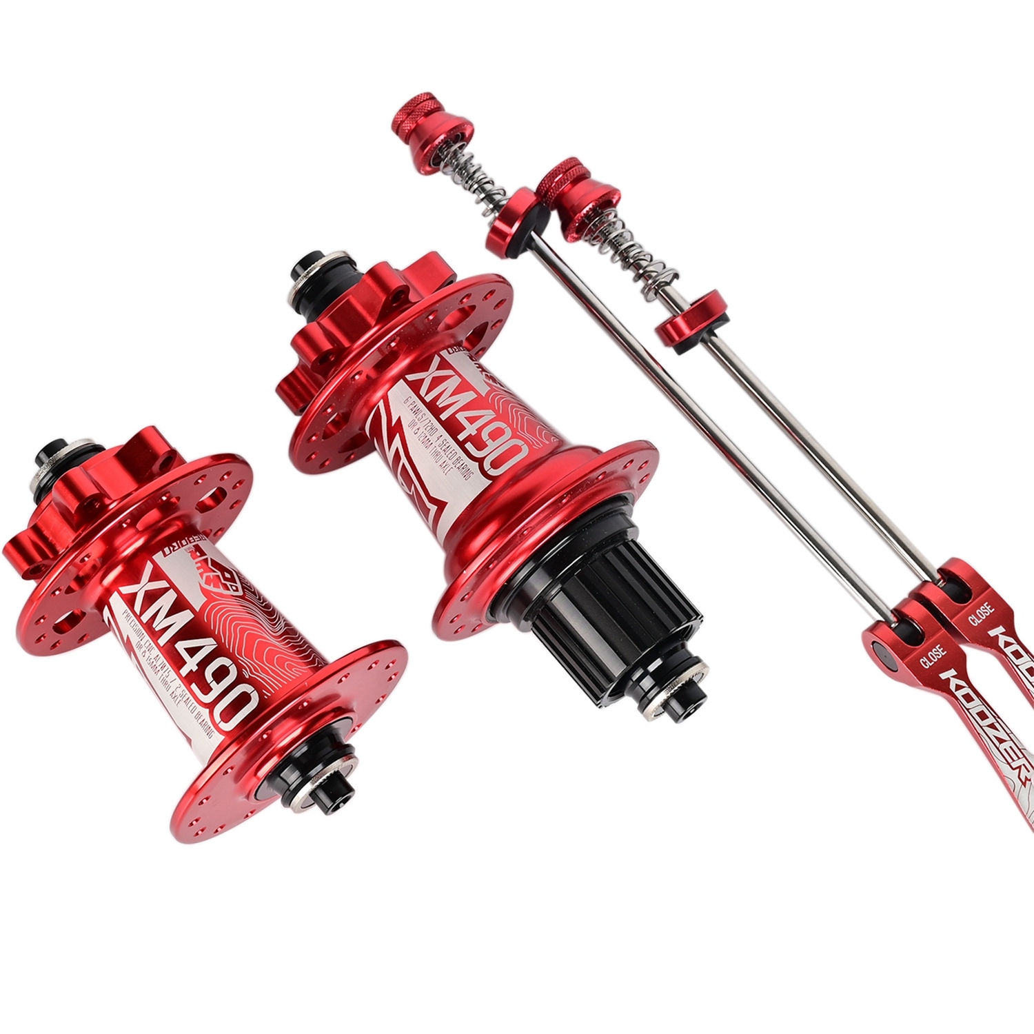 Koozer XM490 Spline Hubs - Durable & Lightweight MTB Disc Brakes