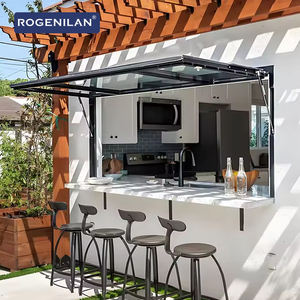 Fenêtres à battants Rogenilan USA étanches en aluminium triple vitrage Low-e avec vérin à gaz - Product Image 5