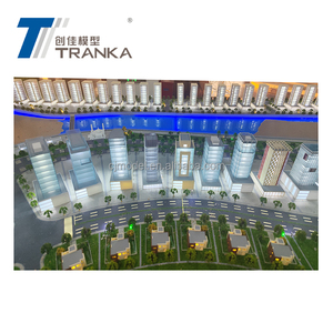 Mô hình quy mô nhiều cộng đồng bao gồm thiết kế thương mại trường dân cư - Product Image 3