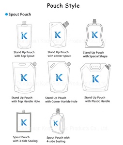 Comida portátil 5L 1 galón Stand Up <span class=keywords><strong>grano</strong></span> salsa de arroz aceite azúcar agua boquilla bolsa bebida bolsa de embalaje de plástico con boquilla - Product Image 4
