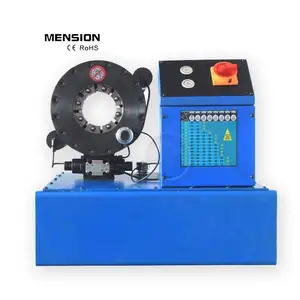 Canada use 2 inch 51mm hose crimper p32 p20 automatic hose crimping machine manual button for workshop onsite hose repair