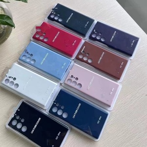 Funda trasera de goma suave a prueba de golpes, funda protectora de silicona líquida para <span class=keywords><strong>Samsung</strong></span> S24 S23 <span class=keywords><strong>S22</strong></span> S21 S20 A15 A14 A25, funda para teléfono móvil - Product Image 5