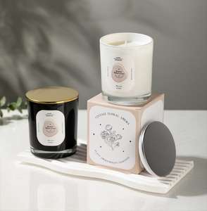 Velas de Soja con Logotipo y Empaque Personalizados de Marca Privada, Velas Aromáticas DIY de Larga Duración, Juego de Caja de Regalo de Velas Aromáticas de Lujo - Product Image 2