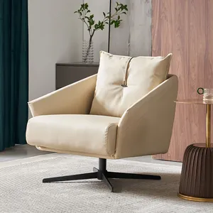 Stile italiano singola persona divano moderno soggiorno sedia per il tempo libero casa ufficio lusso pigro sedia a dondolo