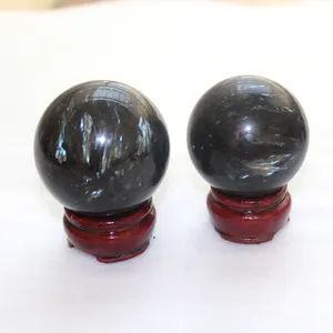 Natural polished crystal 4cm whole material sphere healing gemstone balls for home decoration