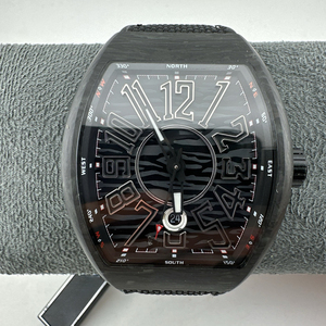 2026 Bestseller <b>Carbon</b> <b>Fiber</b> Cask-shaped Unisex Mechanical High Quality Sapphire Crystal 3BAR Water Resistant Black Woven Strap - Product Image 1