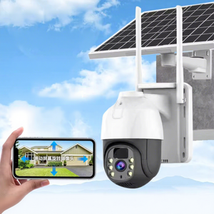 4MP <b>Wireless</b> Solar PTZ CCTV Outdoor <b>Camera</b> with 4G Dual Lens Monitoring Security Surveillance System - Product Image 3