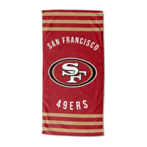 Best selling NFL Beach Towel San Francisco 49ers Multi Color 30 inch x 60 inch Beach Towels