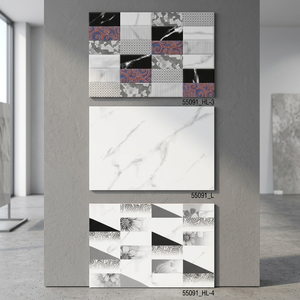Cheap Price India Supplier OEM Square Shaped 12x18 Modern Art Designer Wall Ceramic Building Materials Waterproof Wall Tiles - Product Image 2