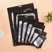 Sacs de conservation alimentaire refermables en Mylar avec fenêtre transparente, en aluminium mat, auto-scellants, anti-odeur et durables