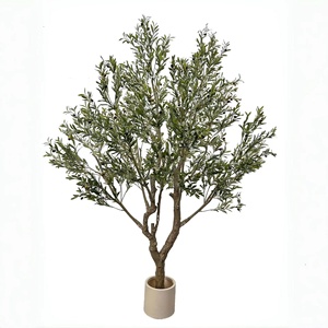 Árboles de olivo artificiales grandes decorativos de plástico de tamaños personalizados - Product Image 2