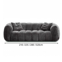 Canapé en forme de citrouille, design moderne, haut de gamme, fait main, en tissu doux, pour salon, meubles d'intérieur