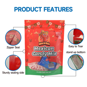 3.5g bao bì ba chiều Túi Mylar có khóa kéo túi nhựa đứng lên túi Cali cho 3.5 gram hoa gói Laser - Product Image 4