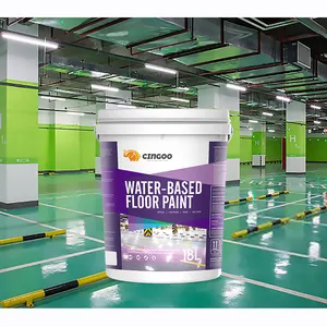 CINGOO Floor paint water-based resin paint acrylic Crow parking space construction cement floor paint