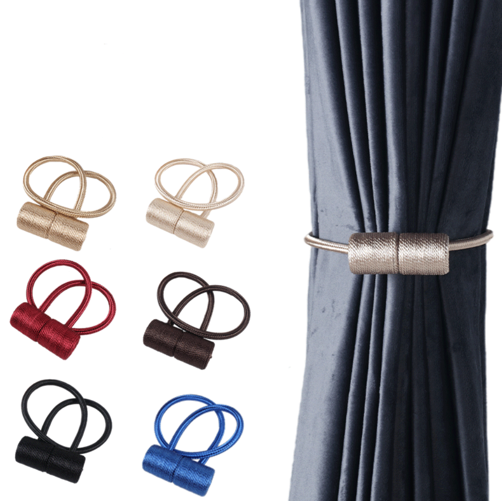 Naiovety 2 Unids/set Durable Oso Cortina Tieback Oso De Dibujos Animados Resistente A Desgarros Facil Operacion Fijacion Estable Tratamientos De Ventanas Azul