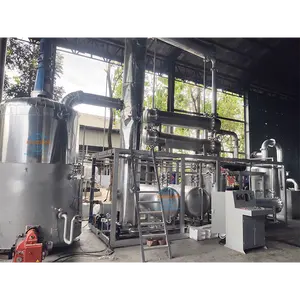 Gebruikte Motorolie Zuiverende Zwarte Motorolieraffinage Naar Basisolie-Recyclingfabriek