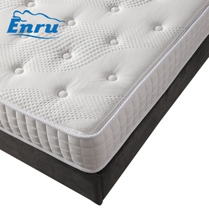 Venta caliente Euro Top Hybrid colchones para dormir pedido en línea King Queen Size Custom colchón de muelles barato comprimido en una caja - Product Image 3