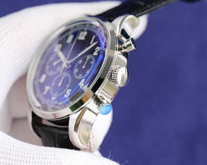 Montre de luxe Pateks for Philippes pour homme, avec boîtier en métal, bracelet en cuir, mouvement mécanique de haute qualité, cadran à aiguilles - Product Image 6