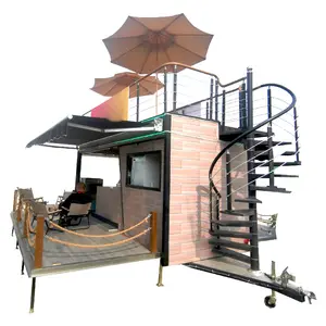 Remorque <span class=keywords><strong>caravane</strong></span> de luxe, unisexe,-abordable, mobile, remorque à double pont, bus touristique de fête - Product Image 1