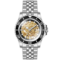 2024 personalizar marca de lujo Pogue Pepsi bisel mecánico automático relojes cronógrafo raro vintage reloj para hombre