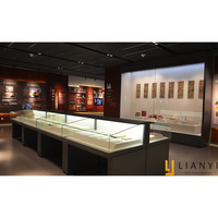 Vitrine d'exposition de musée de pente de verre pour la vitrine de vitrine de magasin de bijoux