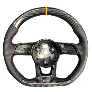 Levas de Cambio para <span class=keywords><strong>Volante</strong></span> de Cuero y Fibra de Carbono para Audi A6 C7 C6 A7 A3 <span class=keywords><strong>A4</strong></span> RS3 RS5 RS6 Q3 Q5 Q7 RS Sport Volant <span class=keywords><strong>SLINE</strong></span> - Product Image 5