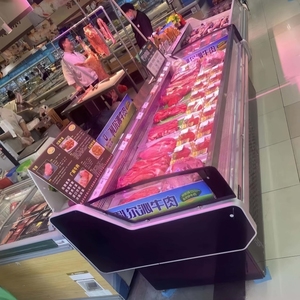 Vitrine réfrigérée pour charcuterie, réfrigérateur commercial pour aliments cuisinés avec porte en verre trempé - Product Image 6