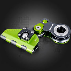 Nœud de bras robotique à charnière Xinda saisissant l'équipement d'escalade automatique anti-chute en alliage d'aluminium à poulie unique à deux étages 10-12mm - Product Image 1