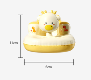 Nuovo Seggiolino Gonfiabile per Bambini, Sedia da Pranzo per Bambini, Sgabello da Bagno, Divanetto per Neonati a Forma di Cervo Cartone Animato - Product Image 6