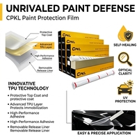 Film de protection de peinture CPKL TPU 7,5 mil PPF auto-réparateur anti-rayures hydrophobe pour carrosserie de voiture, OEM ODM, logo personnalisé