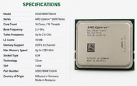 Untuk Opteron 6378 OS6378WKTGGHK 16Core 2.4GHz Socket G34 CPU Desktop Versi Resmi 115W