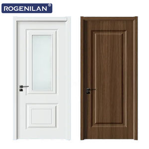 ROGENILAN Portes intérieures en bois composite minimalistes résistantes à l'humidité, <span class=keywords><strong>porte</strong></span> de séparation à économie <span class=keywords><strong>d</strong></span>'énergie pour les maisons - Product Image 5
