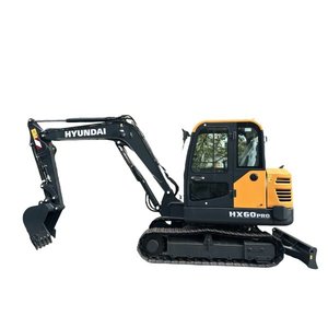 Excellent Condition 6 Tons HYUNDAI HX60PRO Hydraulic Used Excavator High Quality Used HYUNDAI HX60 Excavators for Sale - Product Image 1